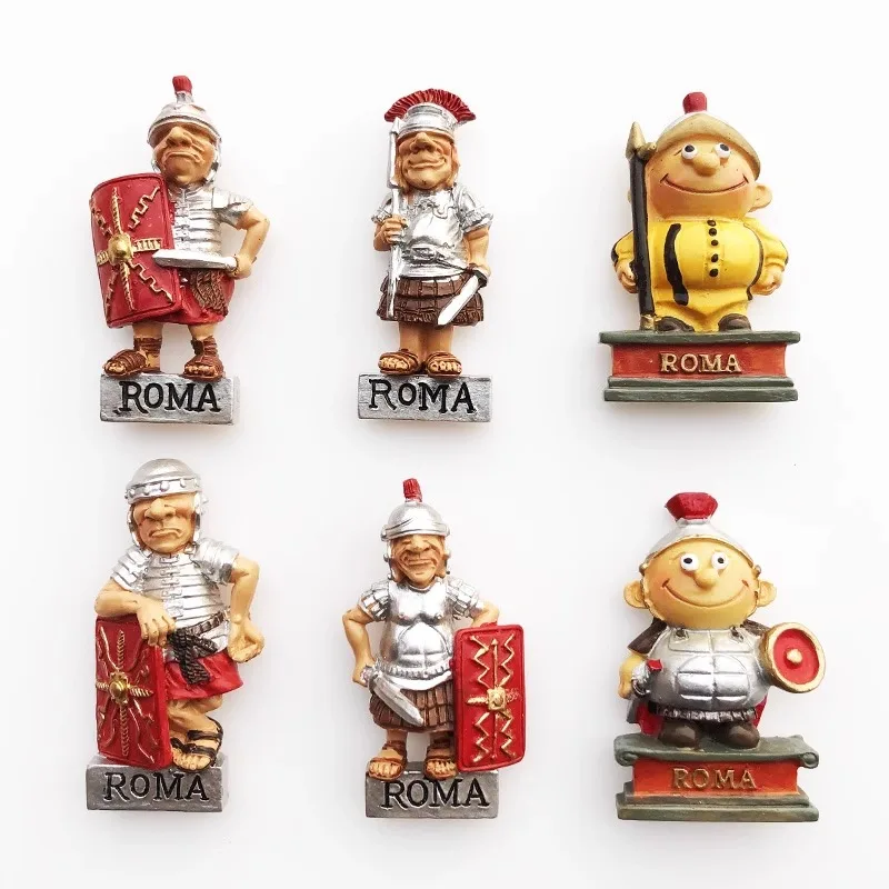 Rama Knight 3D Fridge Magnets Collection Handicraft Gift Tourism Souvenir Resin Refrigerator Magnets Sticker Home Decoration