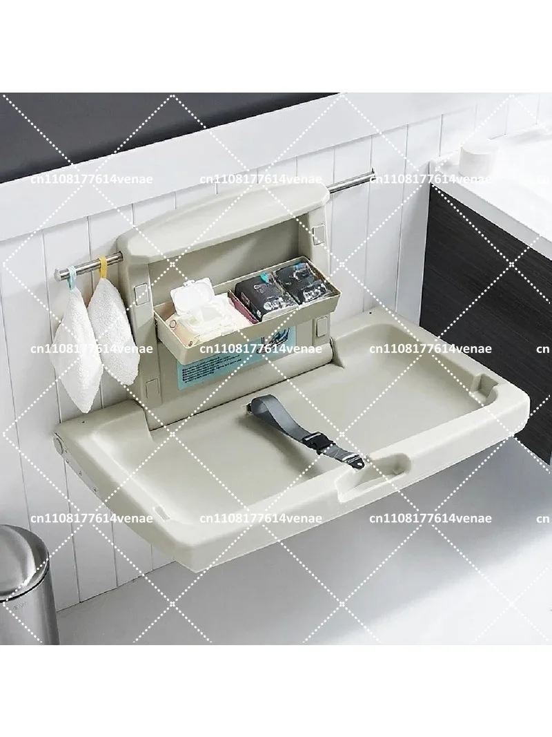 Wall Mount Baby Changing Station Nursery Bathroom Foldable Diaper Table Kids Dressing Seat Waterproof