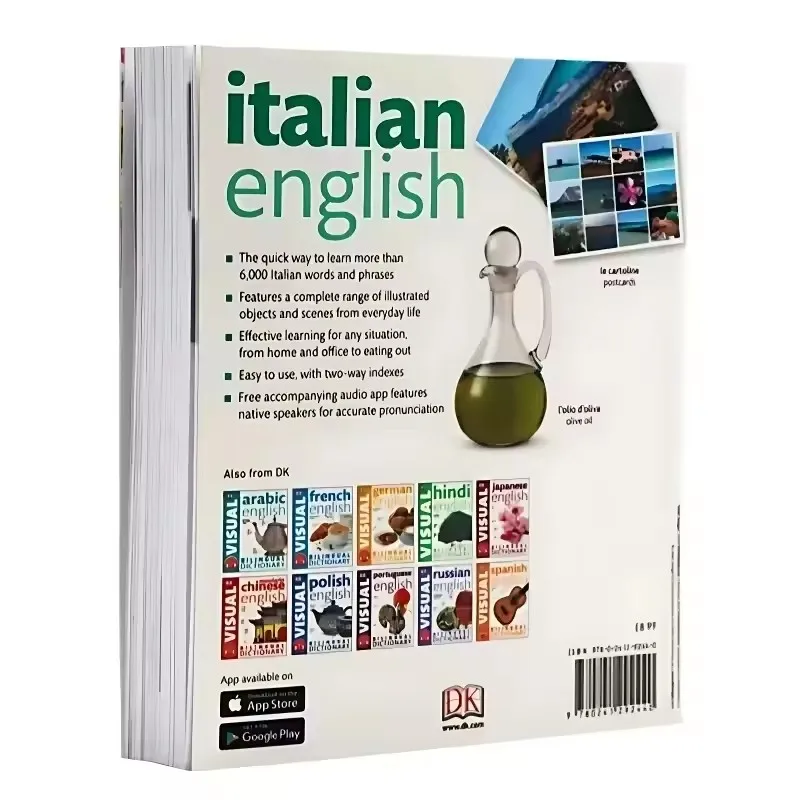 DK Japanese-English Bilingual Visual Graphic Dictionary English Learning Books