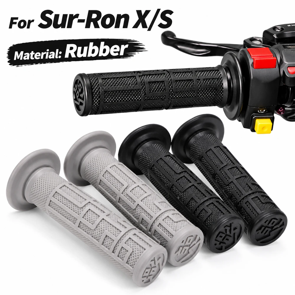 Motorcycle Non-Slip Rubber Handlebar Grips Cover For Surron Light Bee X/S Electric Dirt Bike Ebike Hand Grips Replacement Parts