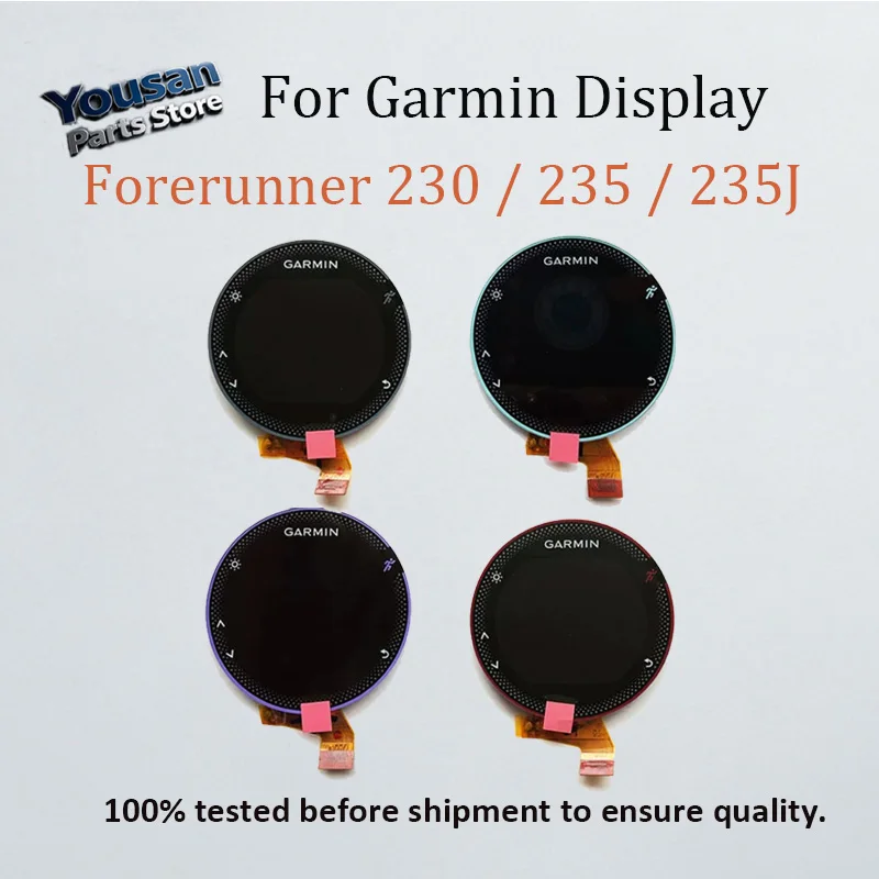 Smart Watch 100% Original Touch Screen For Garmin Forerunner 230 235 235J LCD Display Digitizer Monitor Repair Replacement Parts