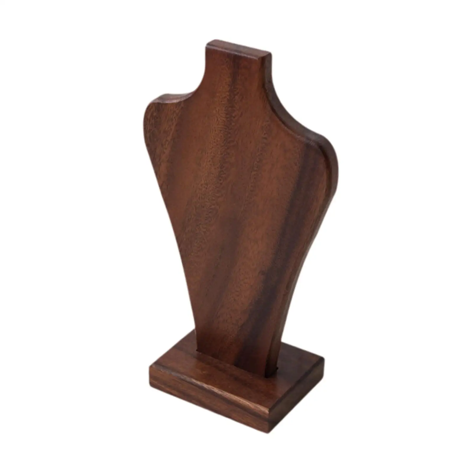 Wooden Necklace Holder Jewelry Display Bust for Jewelry Shop Shows Dresser