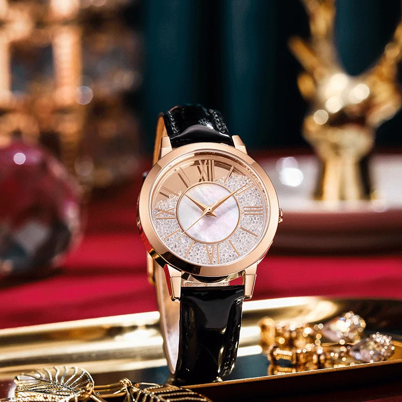 Retro Women's Watch Simple Luxury Brand Watch Student High Quality Elegant Ladies Quartz Waterproof Watch Women's Gift