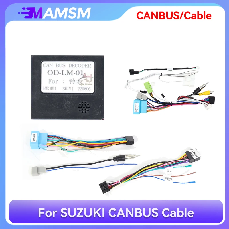 MAMSM لسوزوكي ستيريو راديو كابل CANBUS صندوق سويفت ألتو الظباء SX4 فيات سيدي ديبر X5 S كروس ريتز سبلاش كاري محول