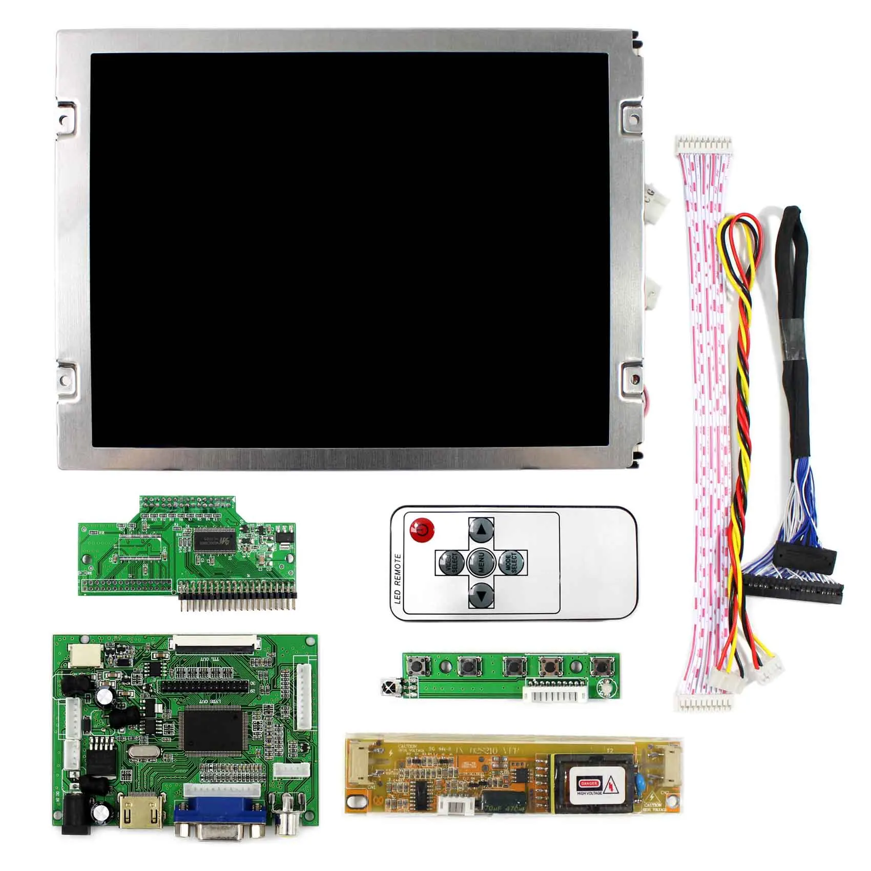 Плата контроллера HDM I VGA 2AV LCD 8,4 дюйма AA084VC03 640x48 0, ЖК-экран