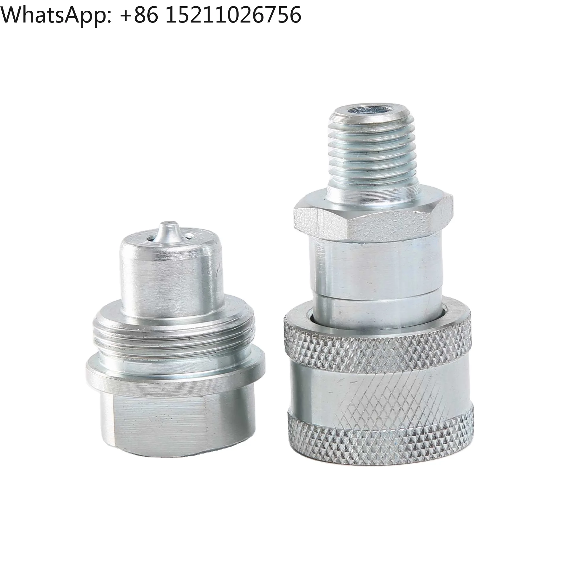 Tipo de parafuso de aço carbono de alta pressão C-604 70 MPA acoplamento rápido hidráulico HPA de 3/8 polegadas