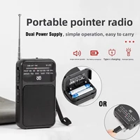 Linterna Transistor Radios Emergencia Supervivencia AM FM radio con pilas pequeña radio portátil radio portátil recargable