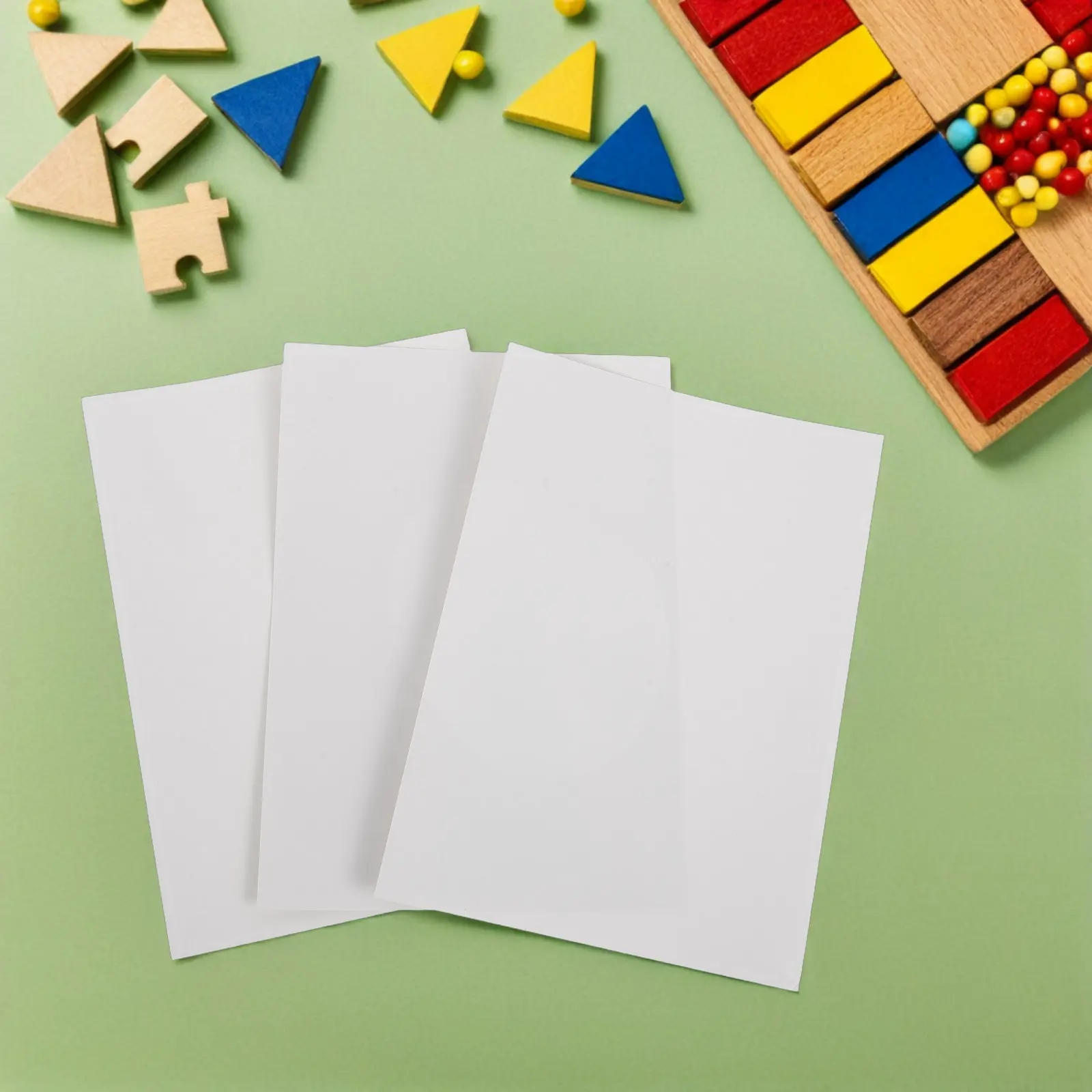 

100Pcs Puzzle Sticker Sheets - A5 Adhesive Puzzle Backing Sheets for Mess Free Jigsaw Mounting and Wall Display Use