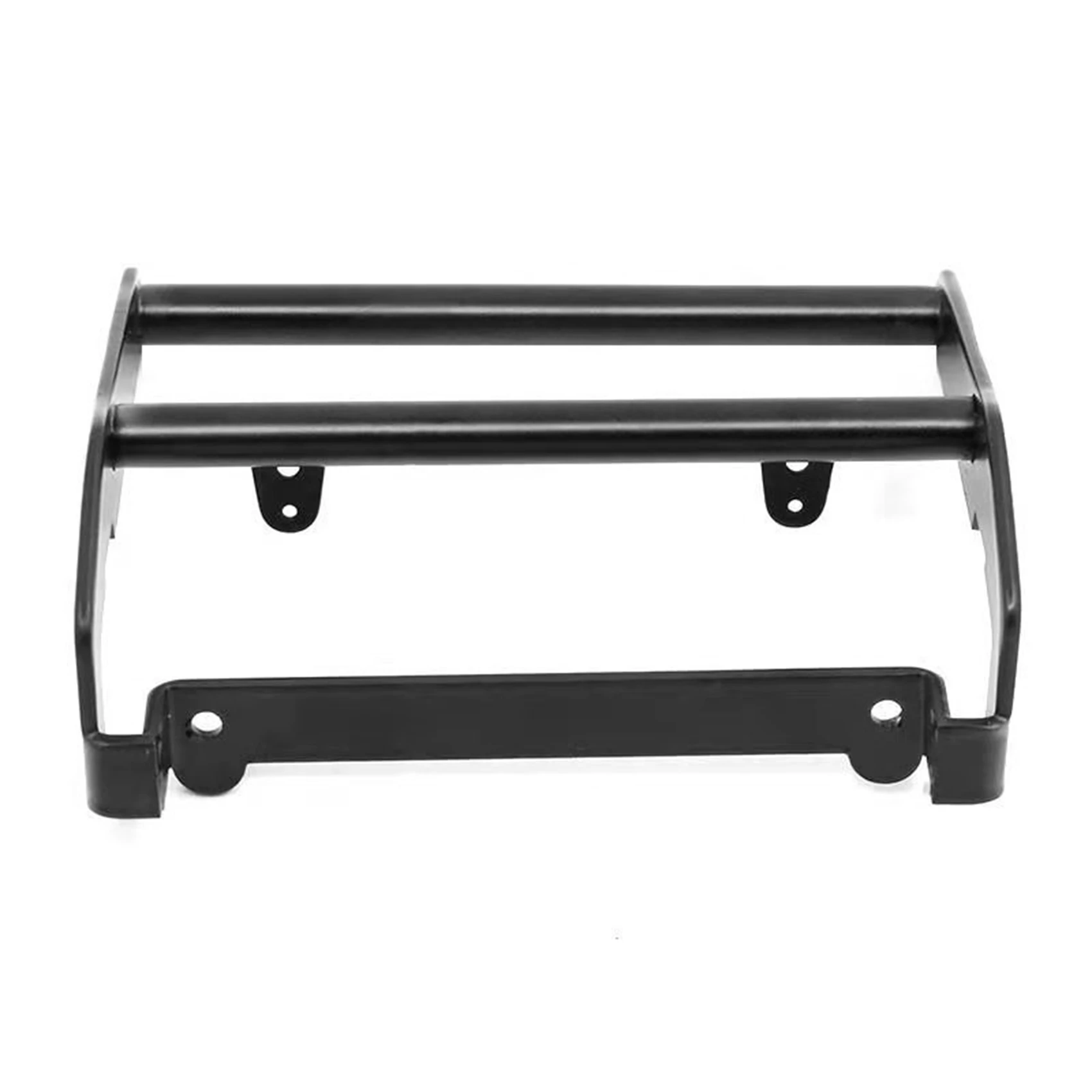 Stainless Steel Front Bumper with LED Light Anti Collision Bumper for Traxxas TRX-4 TRX4 Ford Bronco 1/10 RC Car Parts