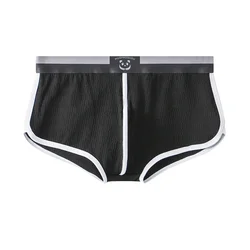 Men Sexy Middle Waist Loose Cotton Breathable Underwear Briefs Male Underpants Bulge Panties