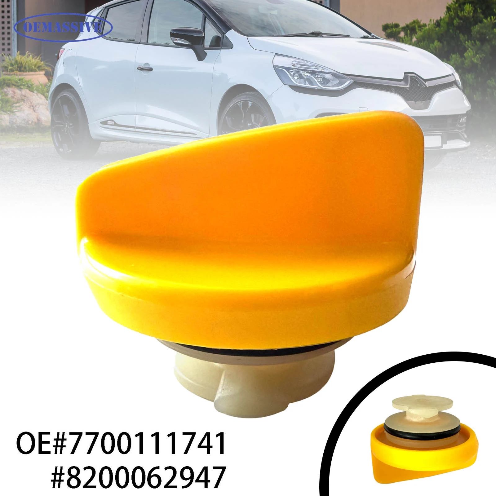 

Для Renault Clio Megane Twingo Scenic Kangoo крышка заливной горловины моторного масла 7700111741 крышка топливного бака 8200062947 аксессуары для двигателя автомобиля