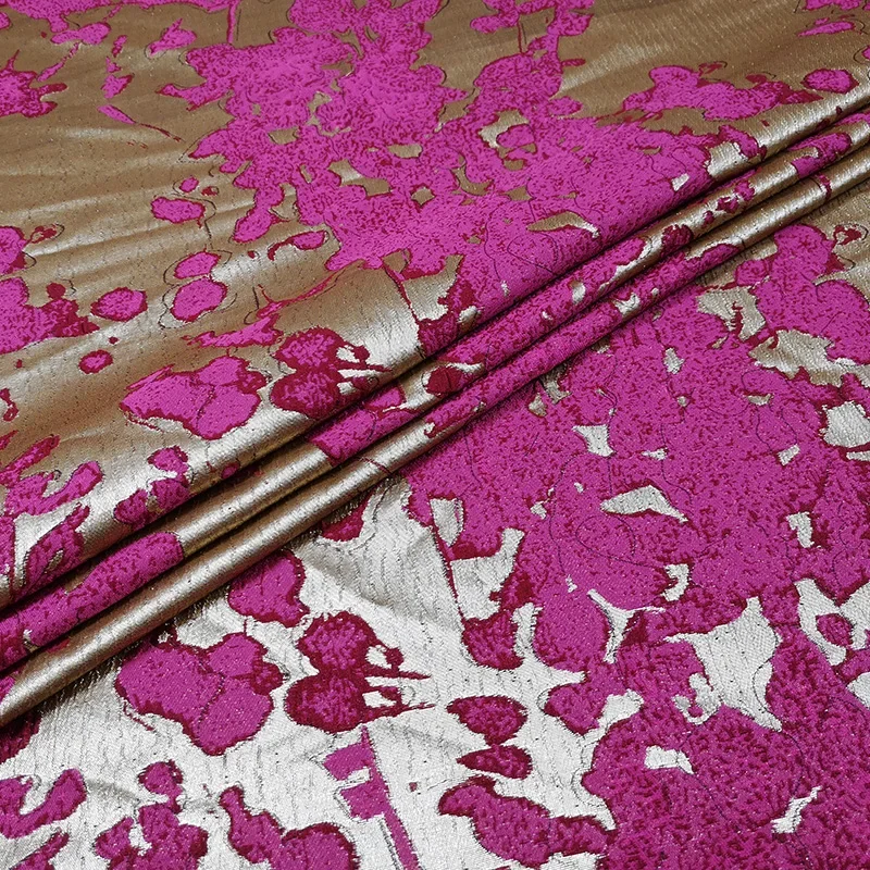 

Металлическая проволока, парча, жаккардовая ткань, абстрактное платье с граффити, ветровка, одежда, ткань, европейский брендовый дизайн, шить, оптовая продажа