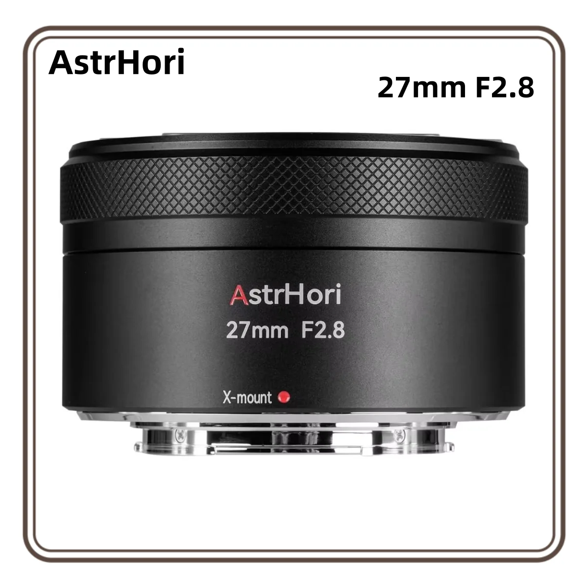 AstrHori Lente Prime de Gran Apertura de 27 mm F2.8 AF APS-C, Lente Pancake Ultracompacta para Montura Fuji X, Nikon Z, Sony E, Cámaras sin Espejo