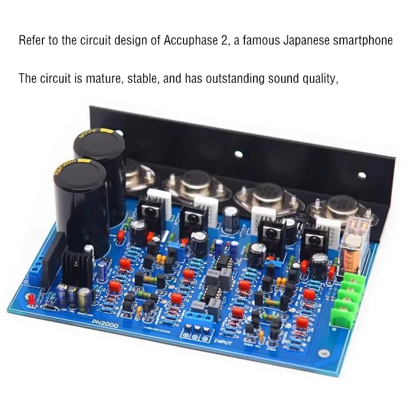 BoMaSAccuphase Pn2000 Hifi Amplifier Board Metal Sealed Tube Adjustable Pure Classa High-power Household Finished Amplifier Boar