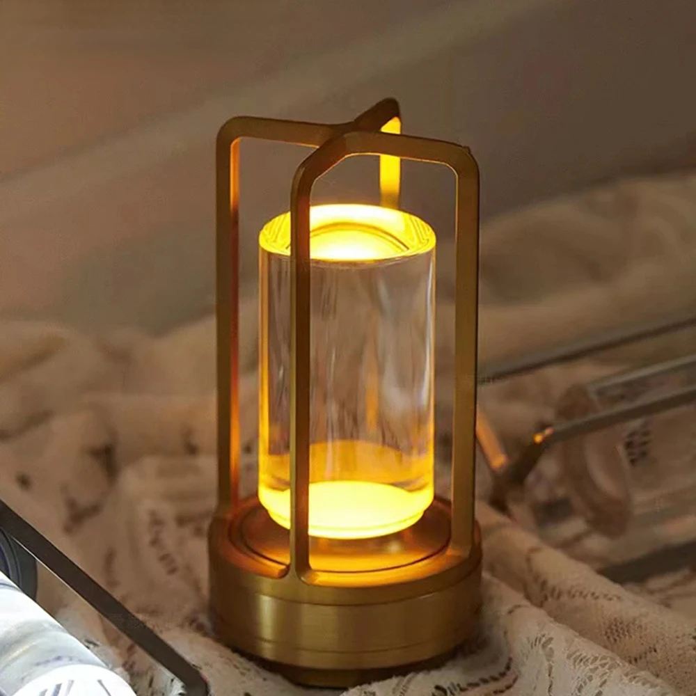 

LED crystal table lamp Plastic Rechargeable touch night lamp Bedroom Bedside table lamp Restaurant decorative lamp Tree lamp