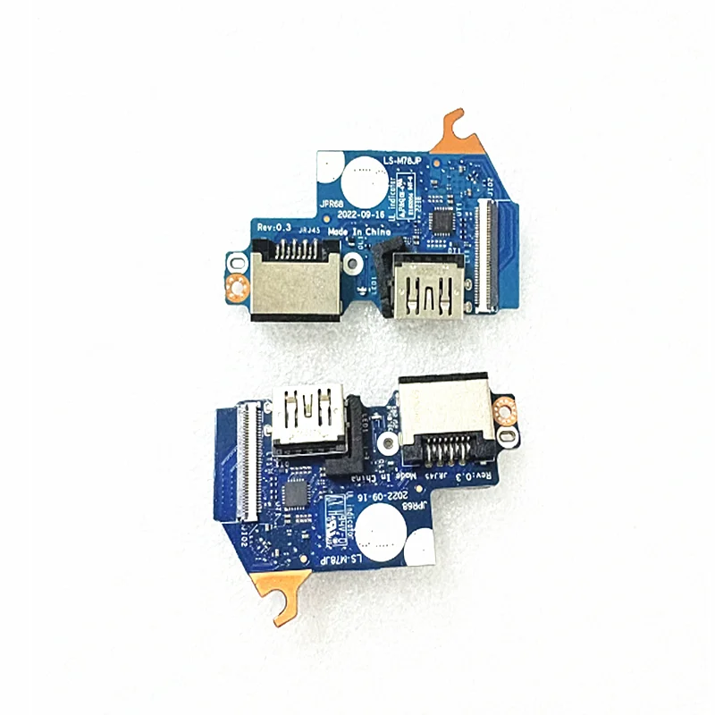 New USB 3 RJ45 Lan Board JPR68 LS-M78JP For HP Victus Gaming 16-R 16-S TPN-C169
