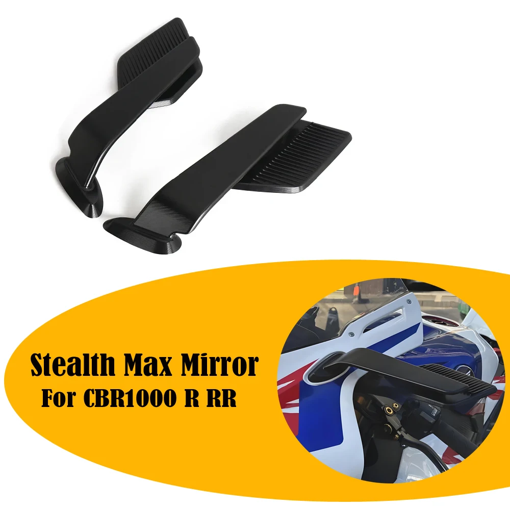 

CBR1000RR-R 2019-2025 Motorcycle Rearview Mirror Aluminum Mirrors Modified Wind Wing Adjustable Rotating For Honda CBR1000RR