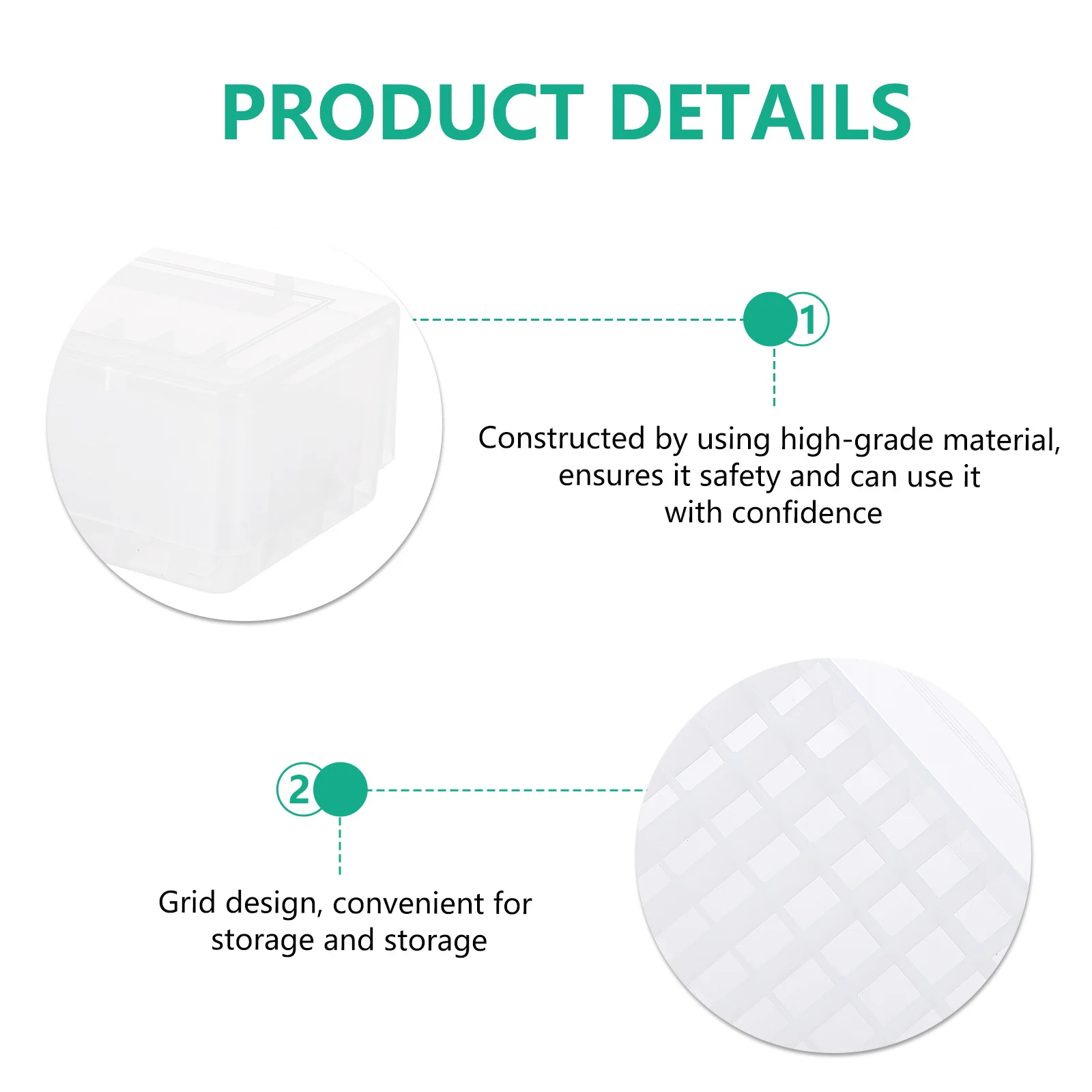 

1Pcs Freezing Tubes Storage Box 50 Grids Plastic Cryovial Tube Rack Cryogenic Sample Freezer Box Vial Rack Cryovial Storage Boxs