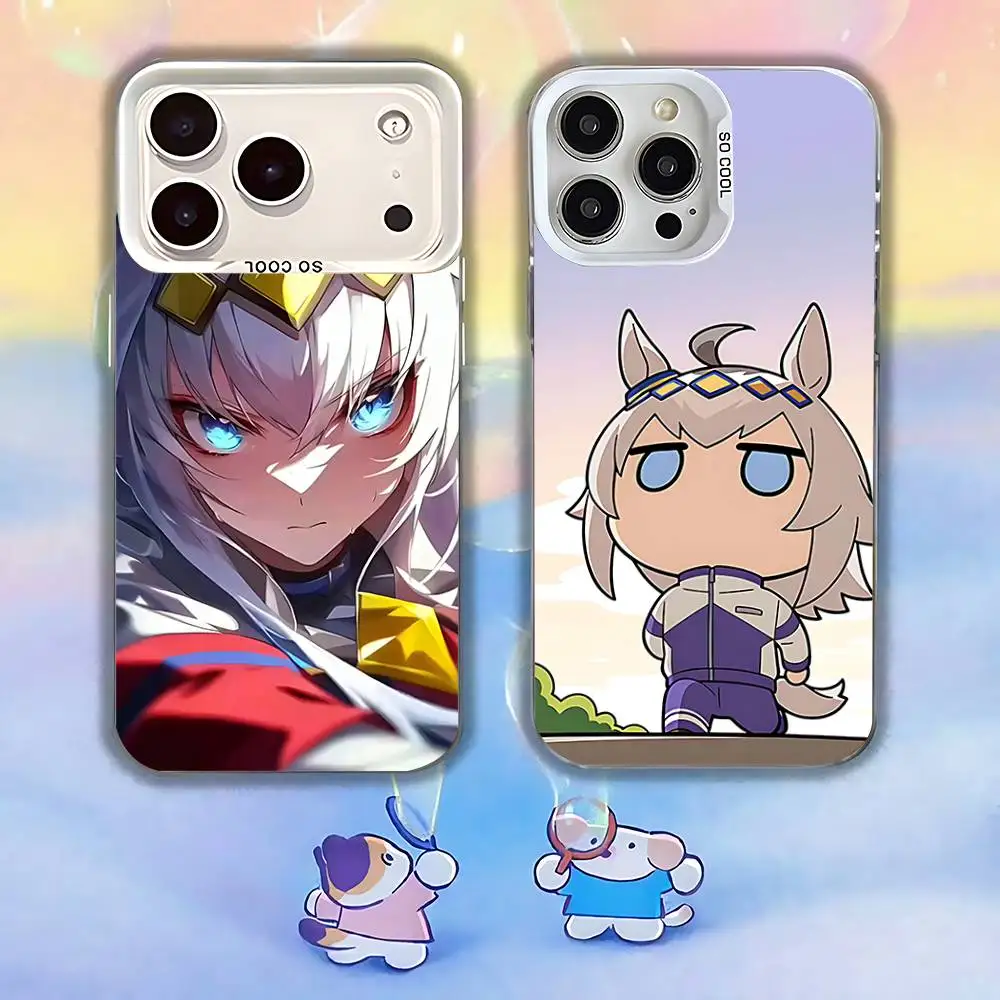 

U-Uma Musume Pretty Derby Oguri Cap Phone Case For iPhone 17,16,13,12,X,11,15,14,Pro,Max,Plus,SE4,Air,Mini White IMD HD Matte