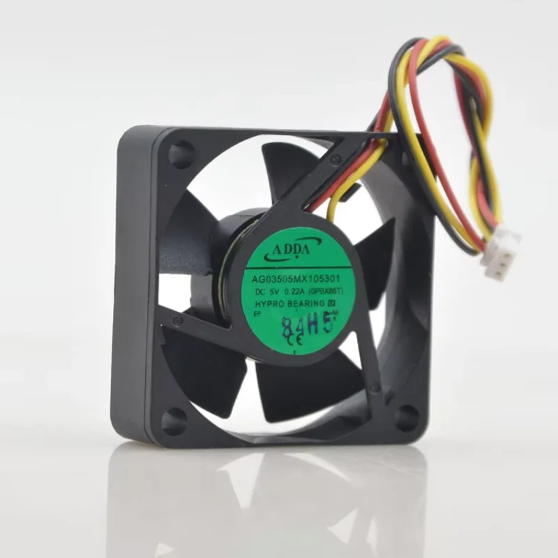 ADDA kipas pendingin Server 3 kawat, DC 5V 0,22 A 35x35x10mm
