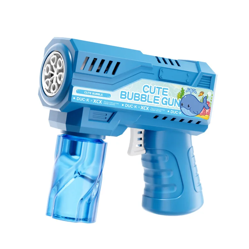 Machine à bulles électrique portative pour enfants, pistolet de soufflage de bulles d'extérieur entièrement automatique, jouet de maternelle