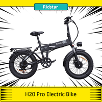 Ridstar H20 Pro Electric Bike, 1000W*2 Powerful Motor, 48V 23AH Battery, 20*4 Inch Fat Tires Ebike, 49km/h Max Speed,Disc Brake