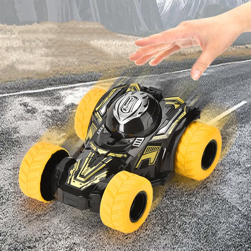 Four-Wheeled Double-Sided Drive Inertia Toy Car 360 Degree Rotating Stunt Collision Spinning Twisting Buggy Boys Car Toys