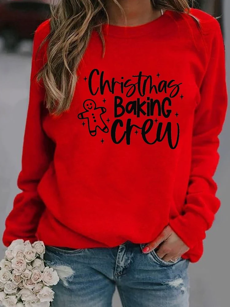 

Women Casual Female Letter 90s Trend Sweet Hoodies Print Woman Graphic Sweatshirts Festival Pullovers Merry Christmas Fashion