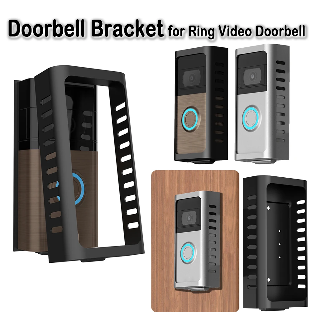 Video Doorbell Bracket Stainless Steel Mounting Bracket  Easy Installation for Ring Video Doorbell