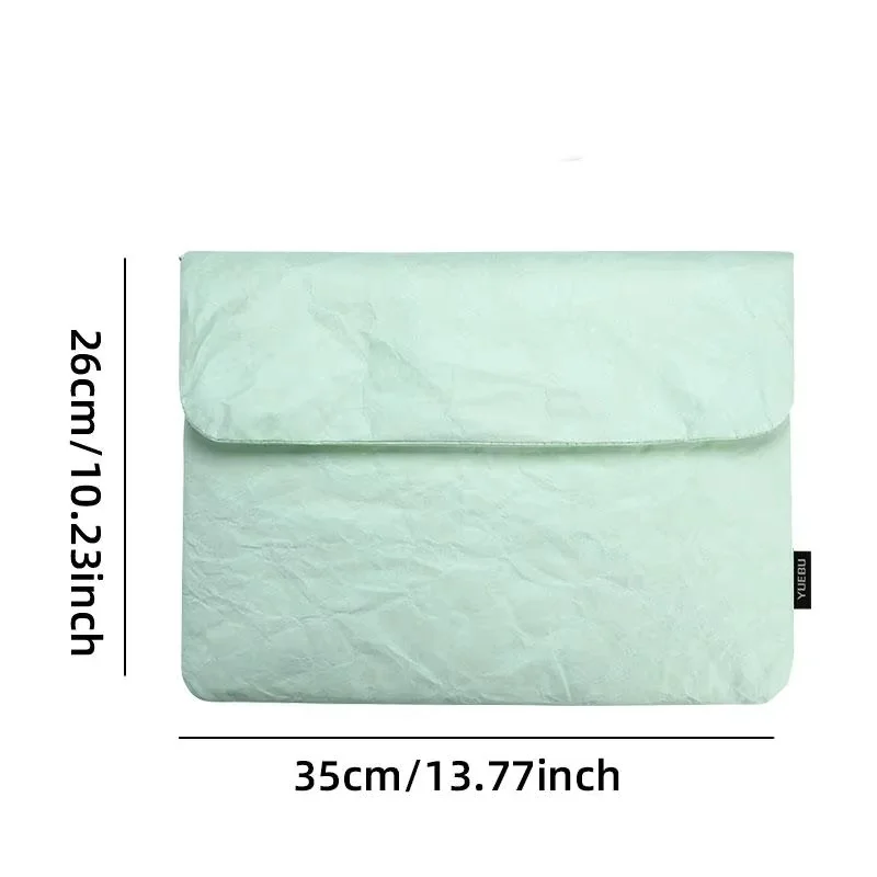 13.77In*10.23In Ultra-Light Portable Dupont Paper Computer Tablet Bag, Multi-Functional Document Bag Storage Bag, Suitable for Daily Study, Office Work, and Travel