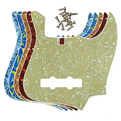 Xinyue Custom Guitar Parts - For Sadowsky Metro Express 5 string Jazz Bass Guitar Pickguard Scratch Plate Multicolor Choice