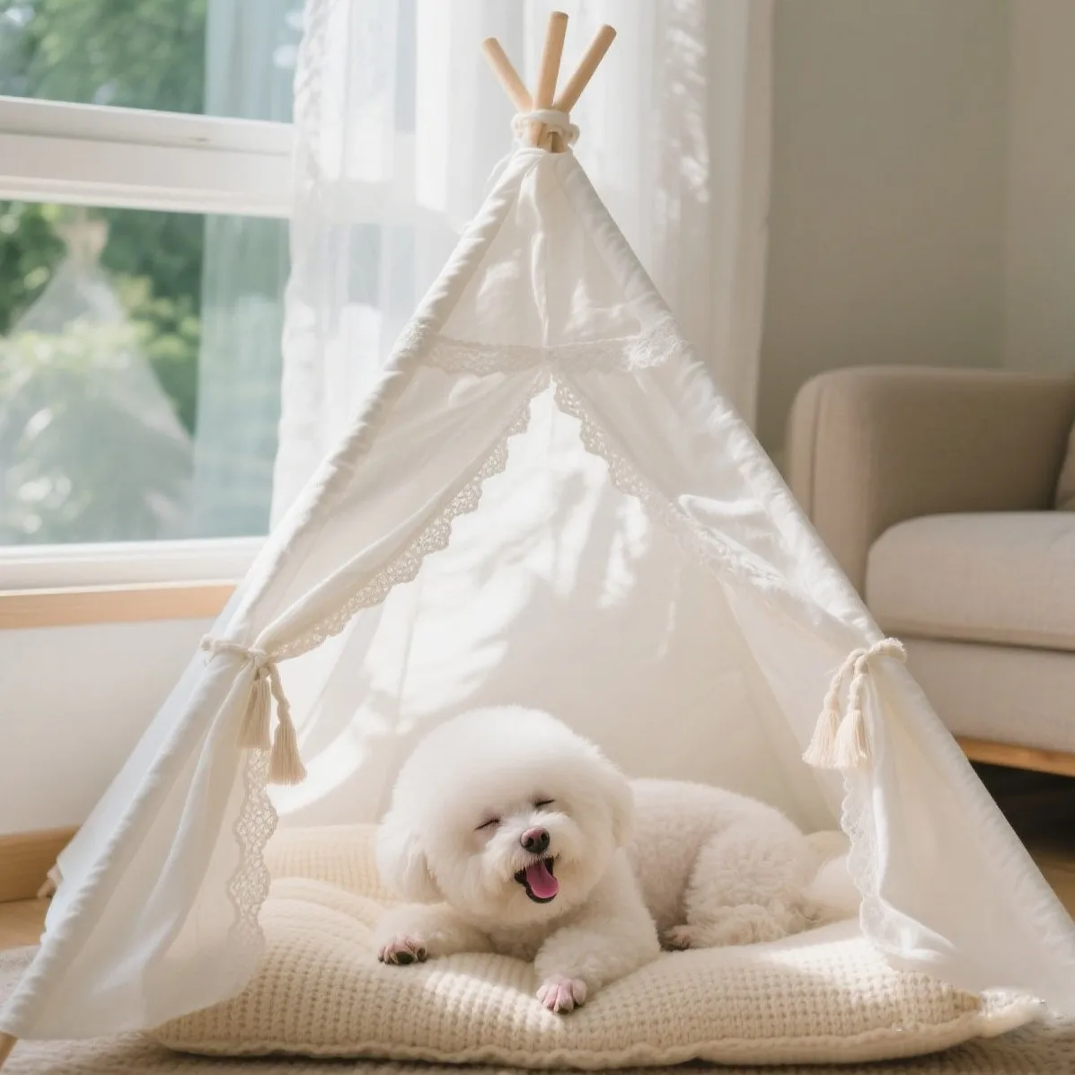 Factory direct sales Indian pet cat kennel  four-season universal ins thickened dog mat indoor kennel
