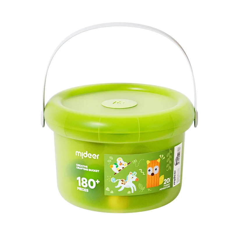 Mideer-Kit de bricolage créatif pour enfants, artisanat, arts et artisanat faits à la main, aventure dans la forêt spatiale, plus récent, 3 ans et plus, 180 pièces, E27