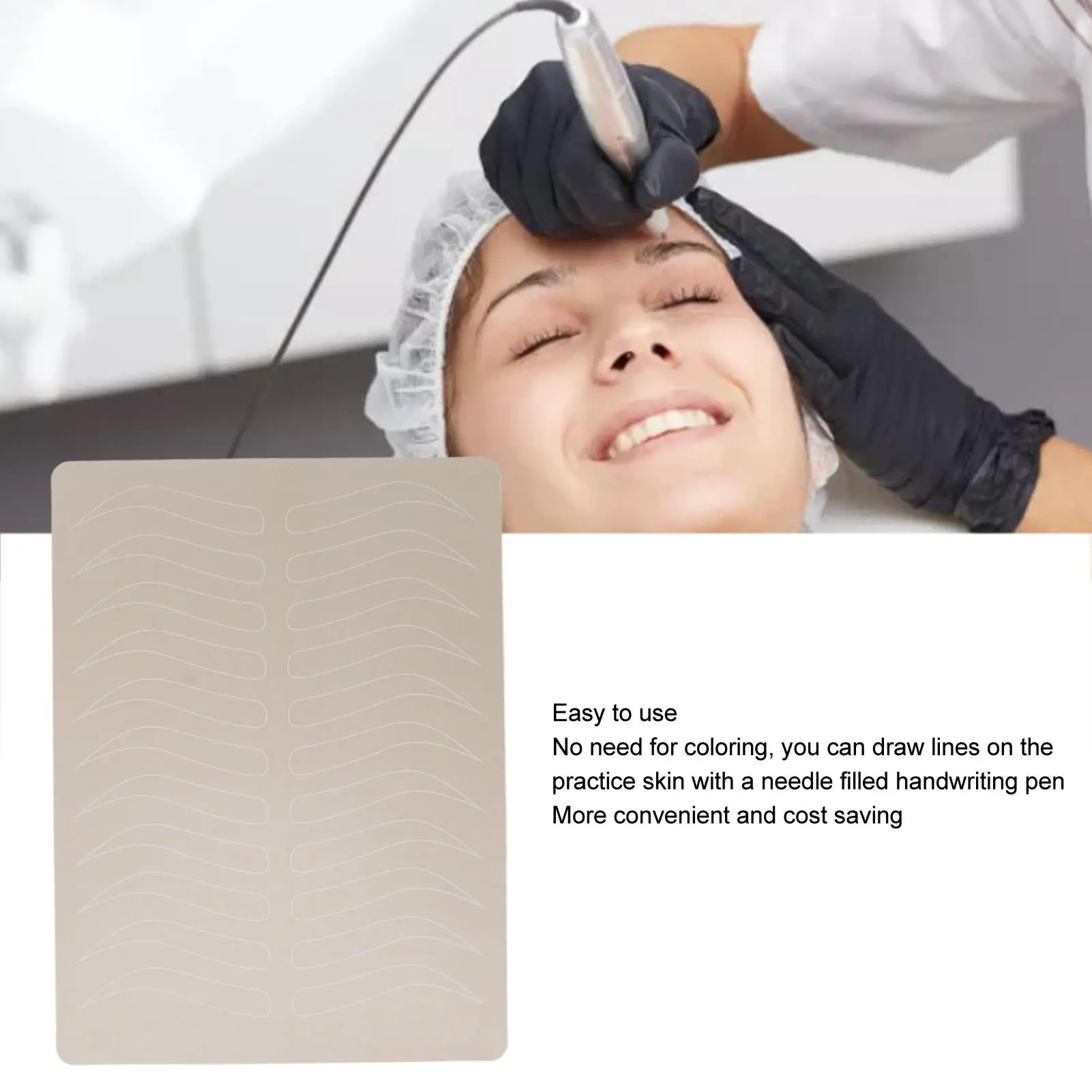 سيليكون Microblading ممارسة الجلد لتدريب وشم الحاجب مثالية للمبتدئين #3