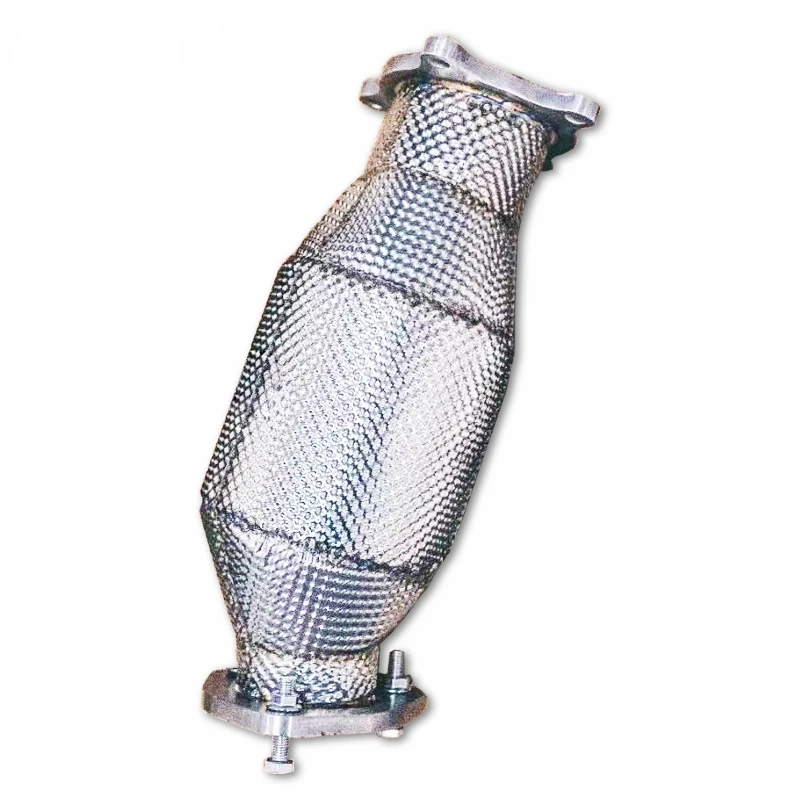 

OBM Stainless Steel Turbo Manifold Header for AUDI A6/A7 C7 2.0T 2012-2018 with Catalyst Exhaust Downpipe Factory Direct Sales