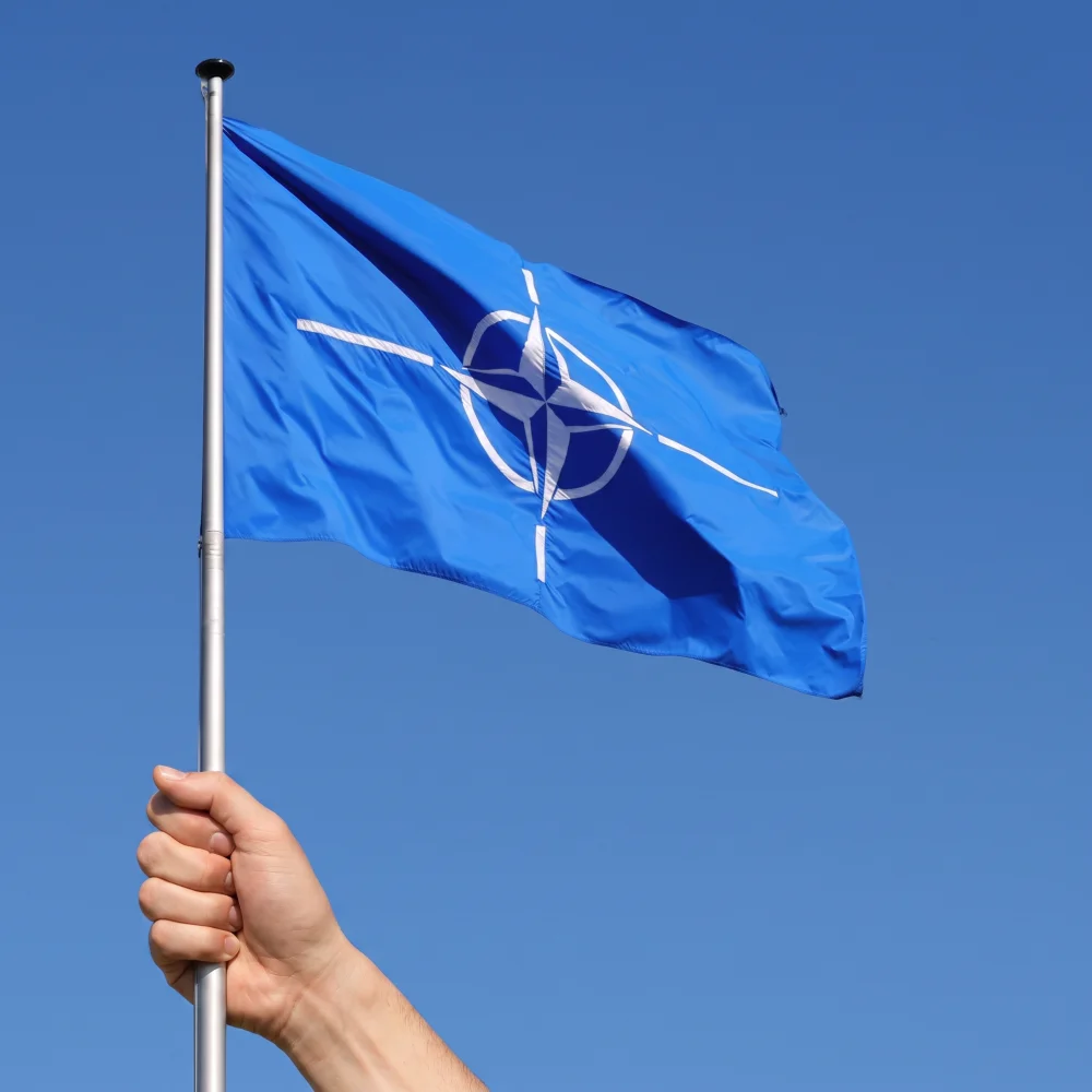 Xvggdg 90 X 150cm North Atlantic Treaty NATO Flag Polyester NATO Banner