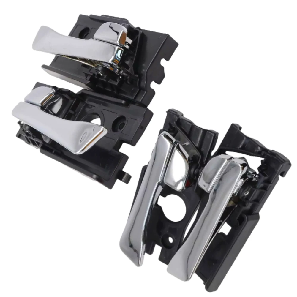 Front/Rear Car Interior Door Handles Left&Right Chrome For Hyundai Accent 2012 2013 2014 2015 2016 2017 83610-1R000 83620-1R000