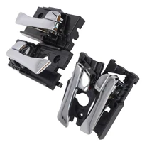 Manijas de puerta Interior delantera/trasera cromadas izquierda y derecha para Hyundai Accent 2012 2013 2014 2015 2016 2017 83610-1R000 83620-1R000