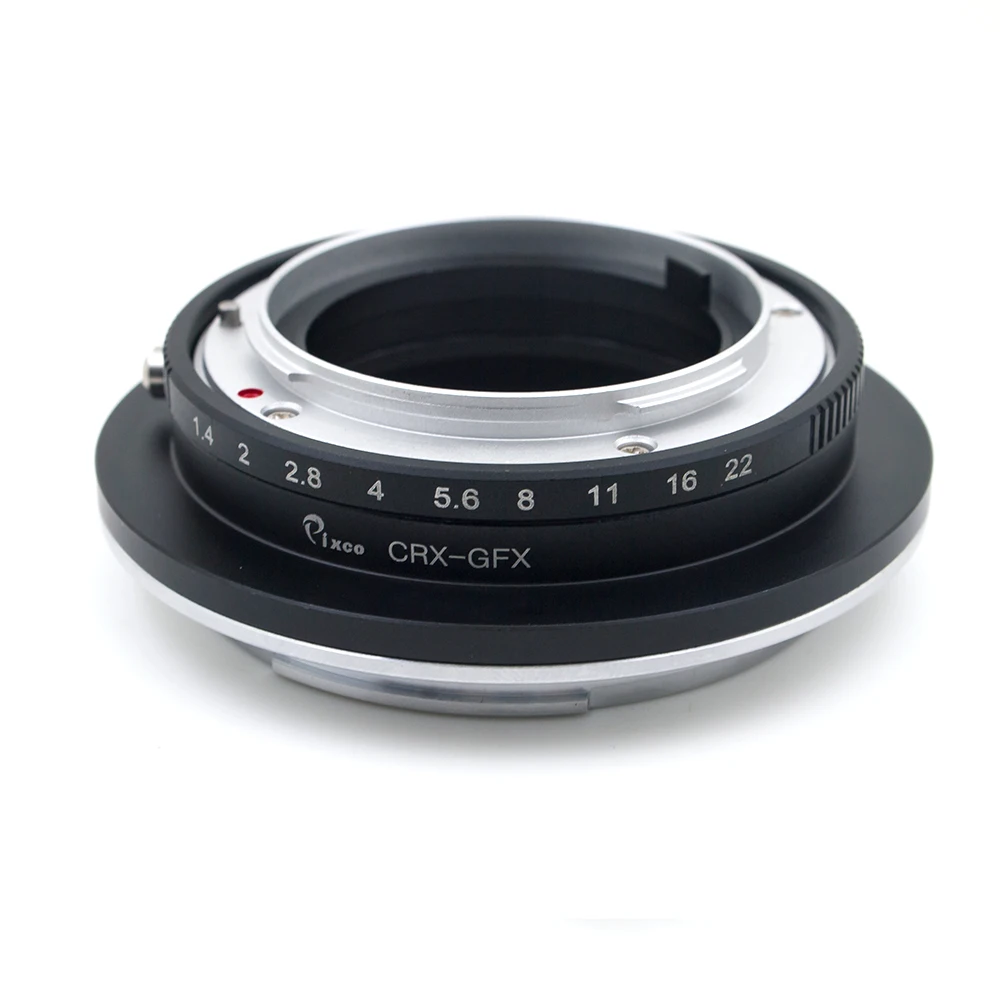 Pixco Lens Mount Adapter Ring for Contarex (CRX-Mount) SLR Lens to Fujifilm GFX Mount Camera