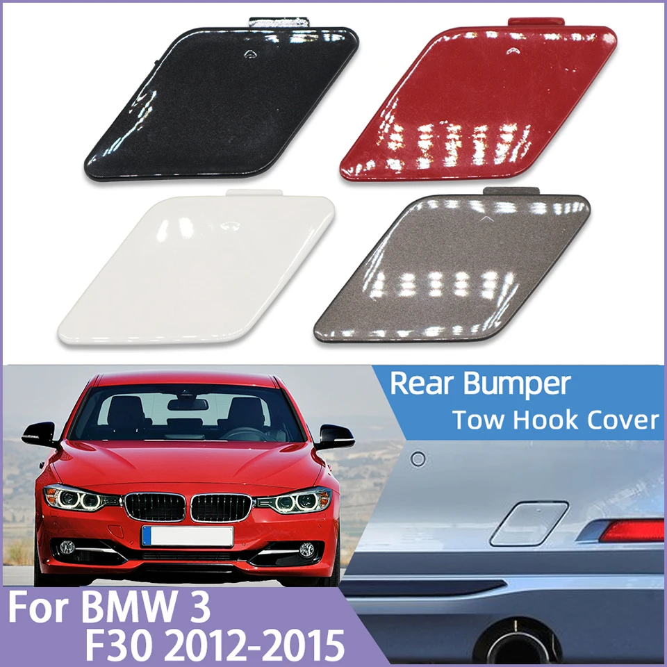 High Quality Rear Bumper Tow Hook Cover For BMW 3 Series F30 2012 2013 2014 2015 51127312748 Tow Eye Painted Cap Trim Shell Lid