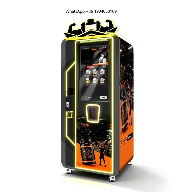 Vending Machine Manufacturer   Smart 32 Touch Screen Display OEM Protein Vending Machine