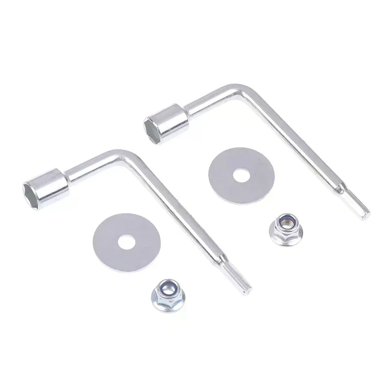 2pcs Novelty Hand Tools 8mm Socket Wrench With 4mm Hex Key For Electric Grass Trimmer Accessories