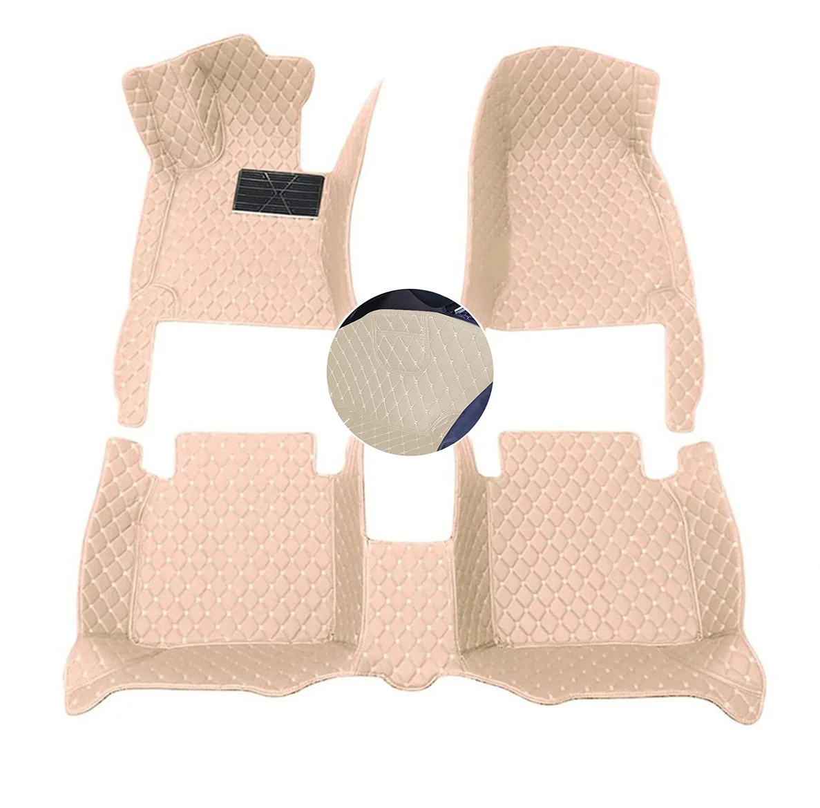 Custom Car Floor Mats For Suzuki Liana Aerio Baleno Auto Carpets Foot Coche Accessories Waterproof Leather Floor Liners