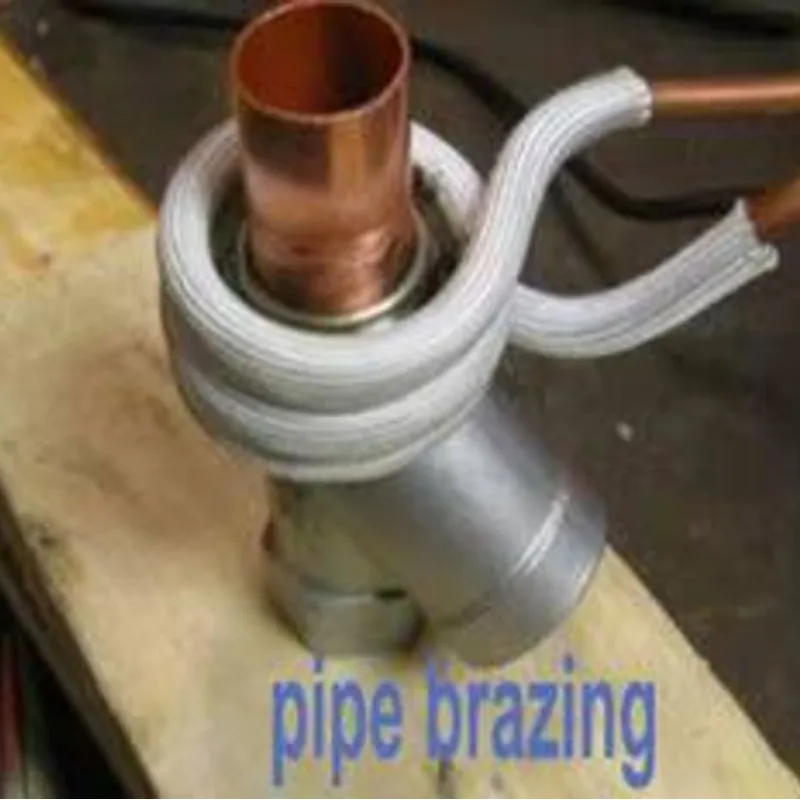 High Frequency Induction Heat Brazing Welding Diamond Blade Tool Air Conditioner Refrigerator Copper Tube Aluminum Pin