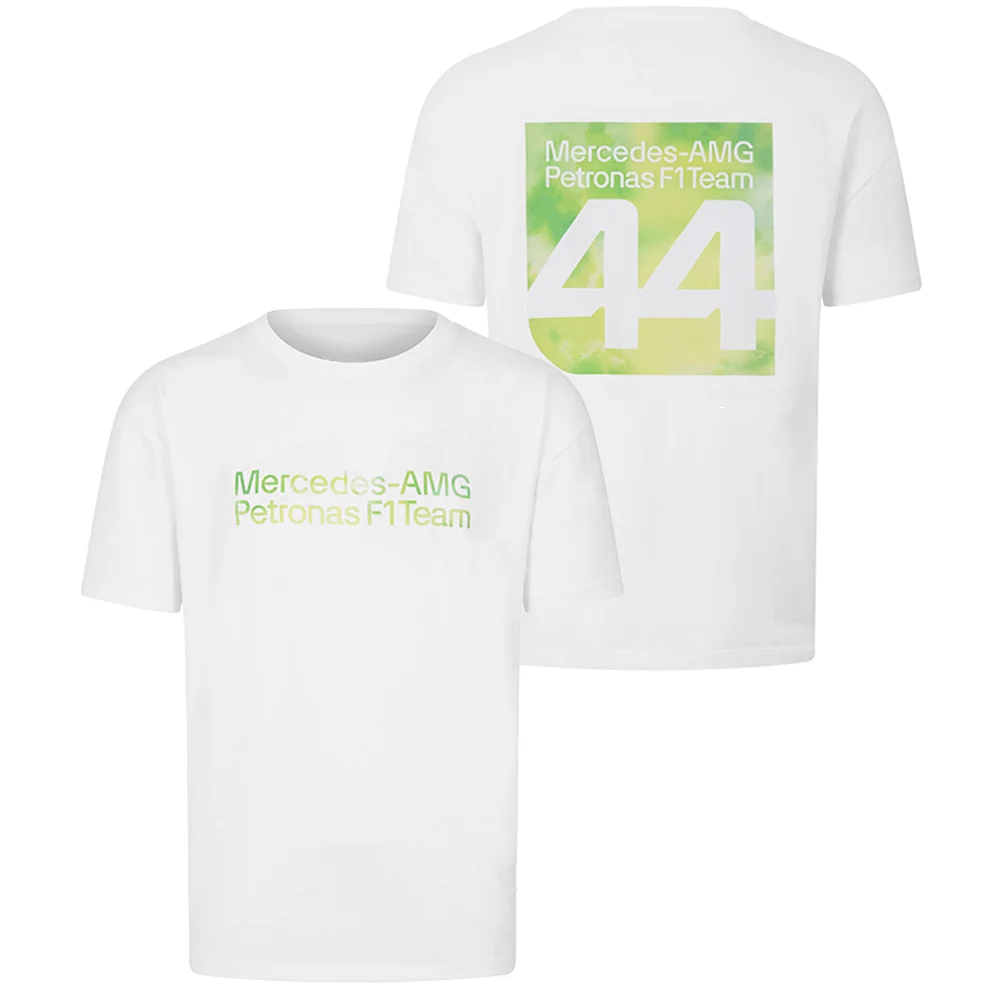 

2025 Lewis Special Edition Brazil 44 T-Shirt Mens Racing Car T-Shirt Short Sleeve Tee Training Uniform Breathable Moto Jersey