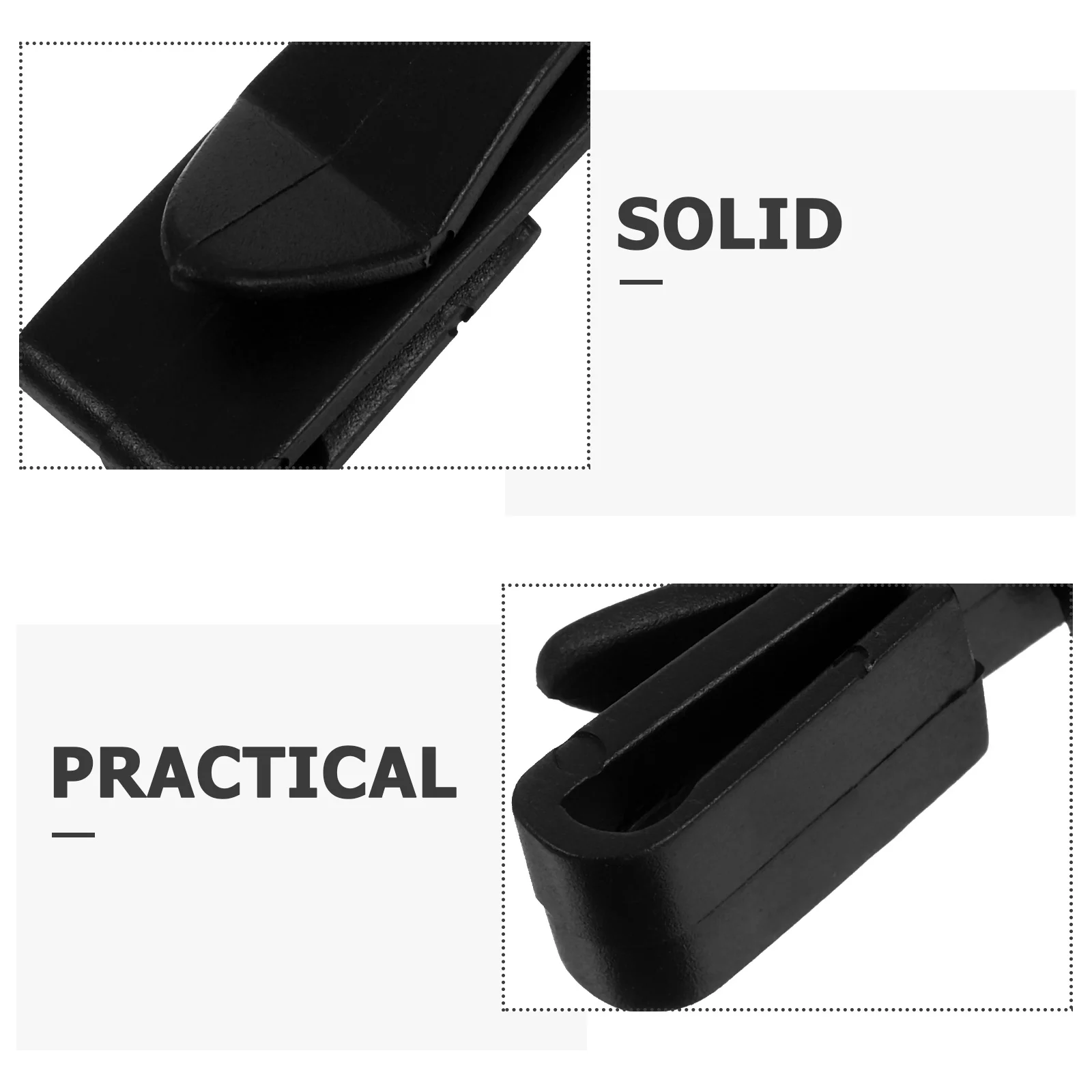 벨트 엔드 키퍼 38mm 블랙 백팩 웨빙 스트랩용 - 코드 와이어 타이 다운 도구, 웹 웨빙 버클