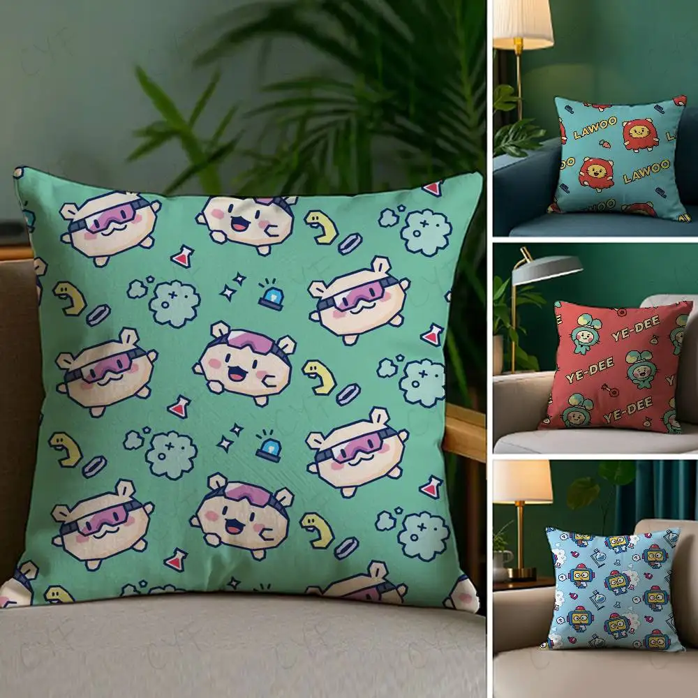 

T-TREASURE cute T-TRUZ band Pillow Case Custom Printed Brushed Fleece Pillow, Baby Skin-Touch, Eco-Friendly Dye-Sublimation Cush