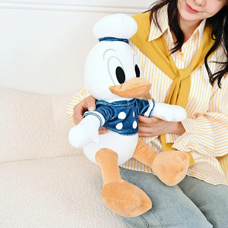 디즈니 65cm 귀여운 도널드 덕 부드러운 봉제 인형 생일 크리스마스 선물 어린이용 플러시 인형 완벽한 남녀 공용 크리스마스 선물