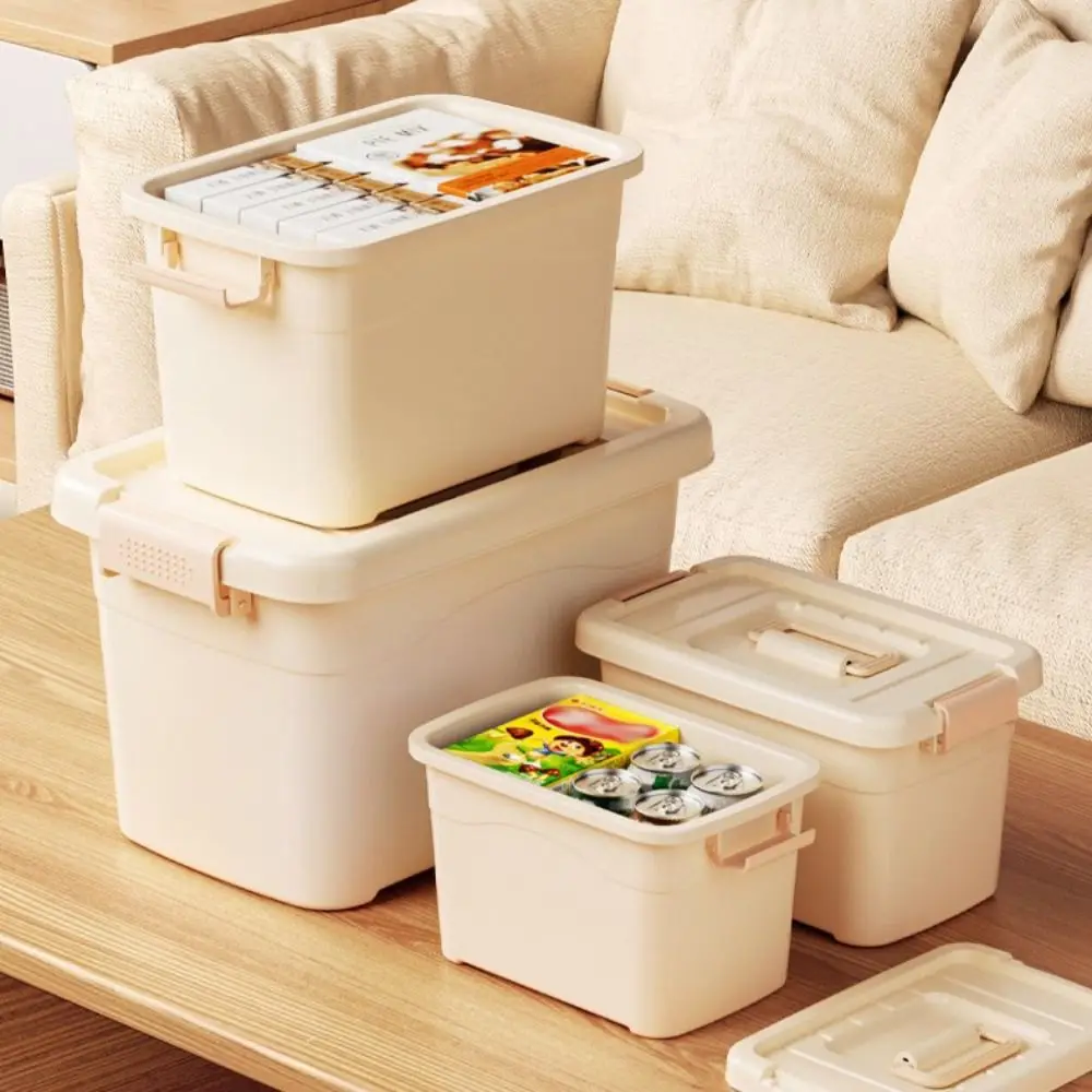Multifunction Household Storage Box Dustproof Waterproof Storage Cabinet Portable Household Organizer with Handle Large Capacity