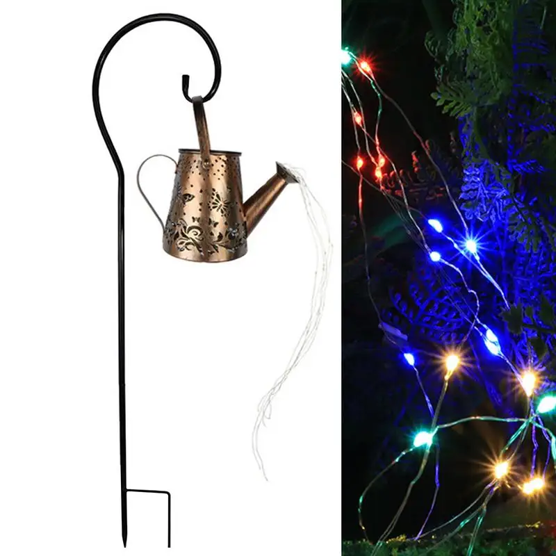 

Butterfly Solar Watering Can Light Solar Powered Watering Can Lights With Cascading Lights Watering Can Lights Solar Butterfly